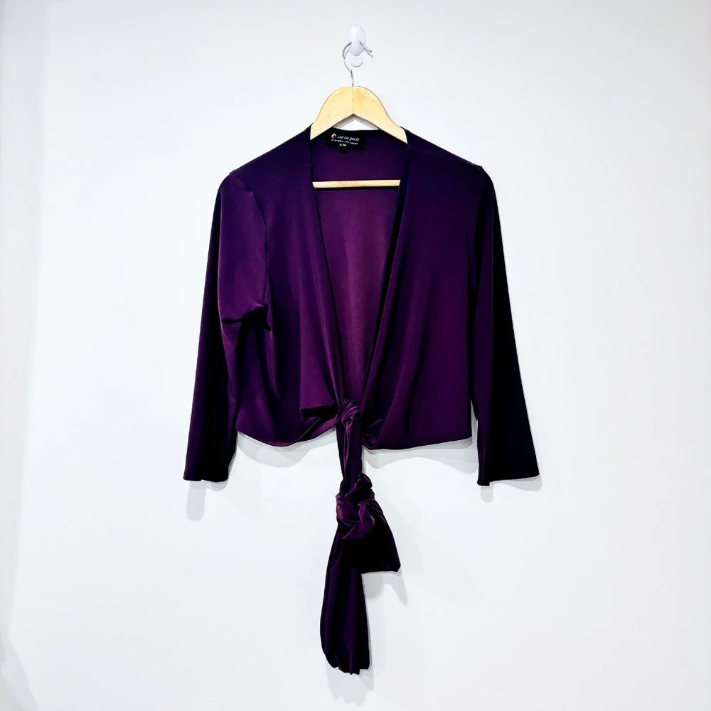 🌼NWOT 🌼 LAIT DE POULE Mauve wrap top